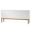 Beam Cabinet, White/Oiled Oak -Gubi Furni Sales a2 beam cabinet 4