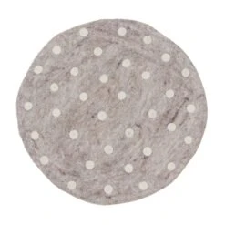 Felt Chair Cushion, Light Grey/White