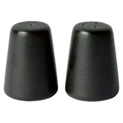Aida Raw Salt And Pepper Set, Titanium Black