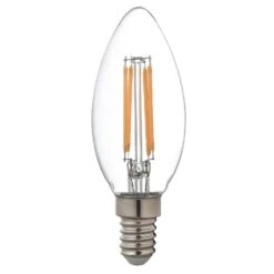 Airam Filament LED E14, 2700K 470lm 4,5W Dimmable