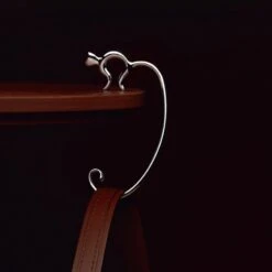 Alessi Minou Bag Hook, Polished Steel -Gubi Furni Sales alessi minou purse hook 2