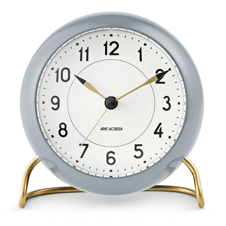 Station Alarm Clock, Grey 3 Station Alarm Clock, Grey