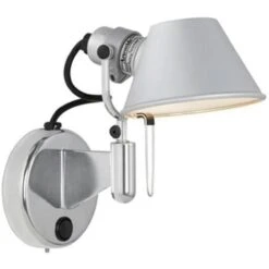 Artemide Tolomeo Micro Faretto Wall Lamp, Aluminium