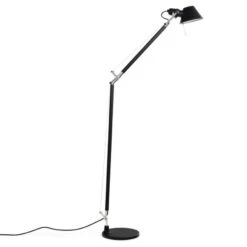 Artemide Tolomeo Reading Floor Lamp, Black