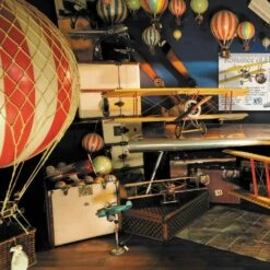 Travels Light Air Balloon 18x30 Cm, Blue -Gubi Furni Sales authentic models travels light air balloon 18x30 cm 1 2