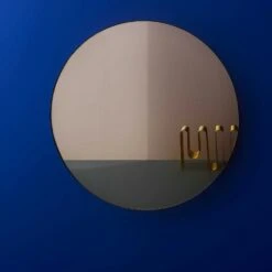 AYTM Circum Wall Mirror Ø70 Cm, Black -Gubi Furni Sales aytm circum mirror black 7 1