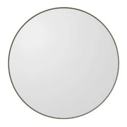 AYTM Circum Wall Mirror Ø90 Cm, Taupe / Clear