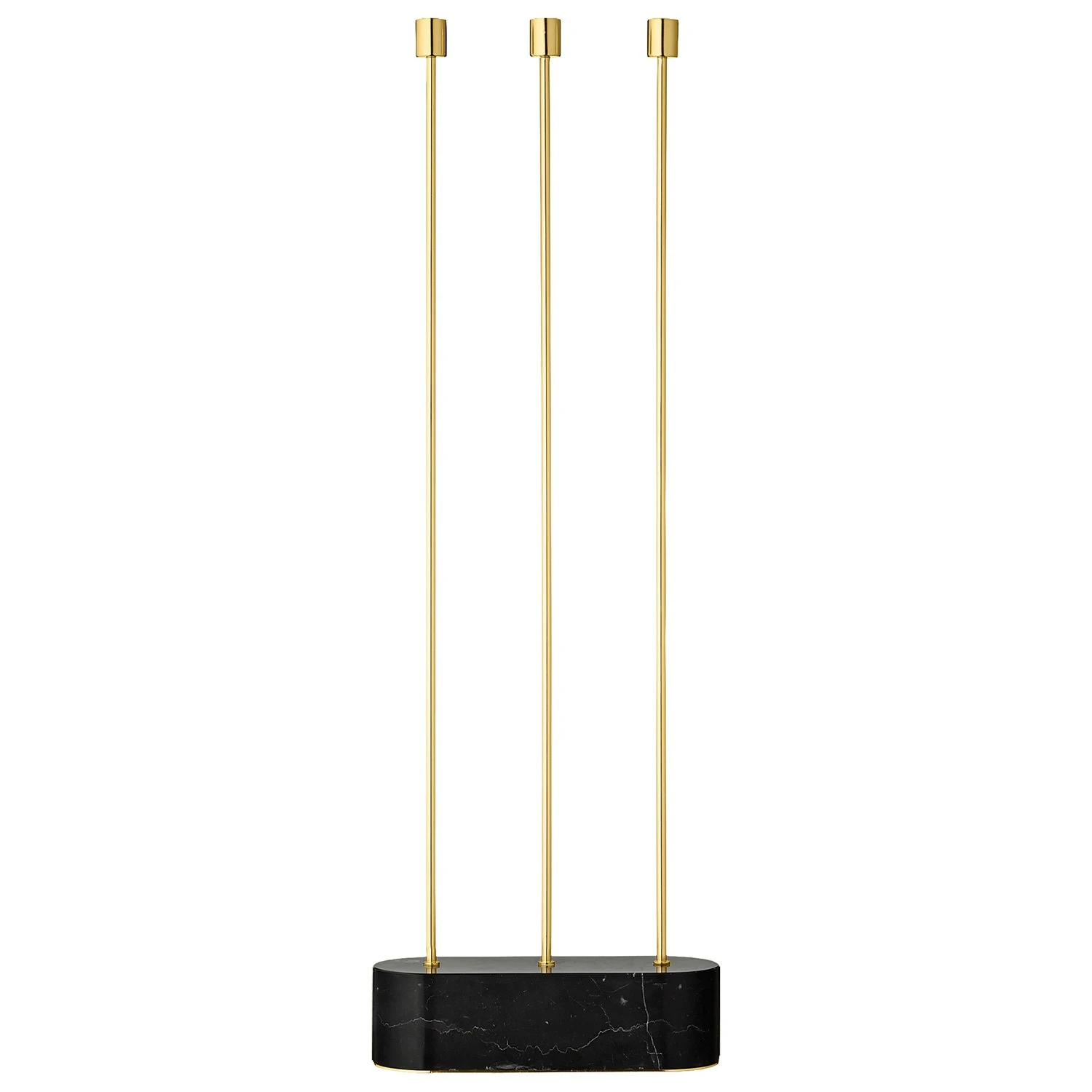 AYTM Grasil Floor Candle Holder, Black/Gold 3 AYTM Grasil Floor Candle Holder, Black/Gold