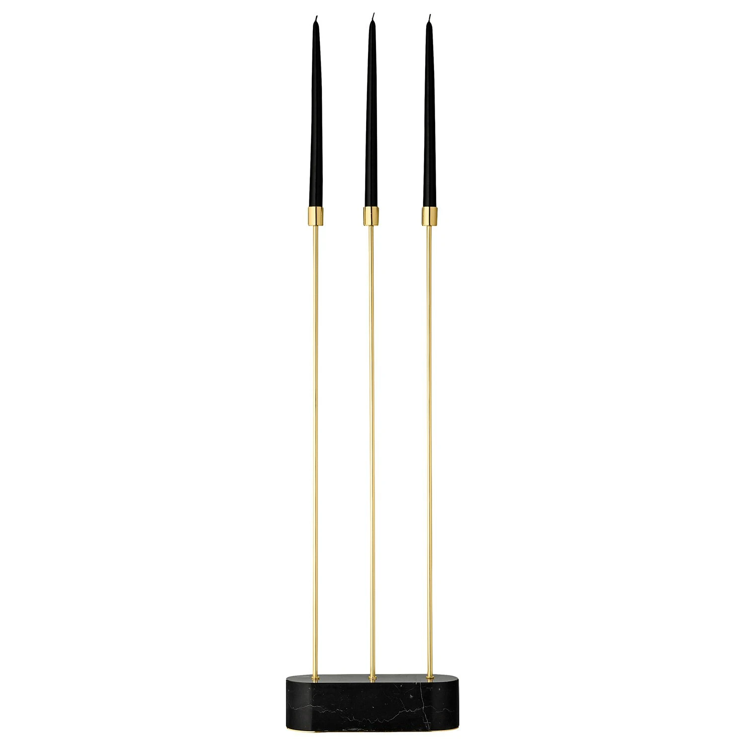 AYTM Grasil Floor Candle Holder, Black/Gold 4 AYTM Grasil Floor Candle Holder, Black/Gold - Image 2