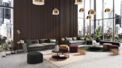 AYTM Luceo Round Lamp Large, Gold/Clear -Gubi Furni Sales aytm luceo round lamp large 5