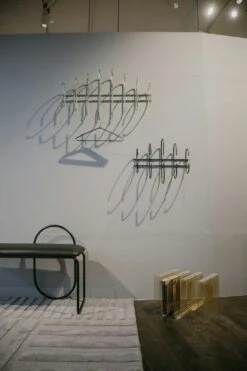 AYTM Moveo Coat Rack With 5 Hooks, Silver -Gubi Furni Sales aytm moveo coat rack with 5 hooks 3