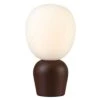 Belid Buddy Table Lamp, Dark Rust / Opal -Gubi Furni Sales belid buddy table lamp 4