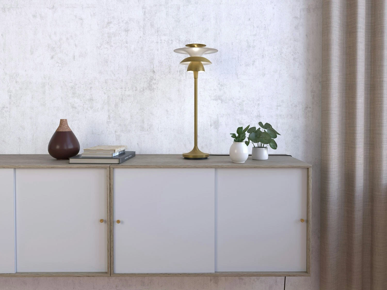 Belid Picasso Table Lamp 460 Mm, Antique Brass 4 Belid Picasso Table Lamp 460 Mm, Antique Brass - Image 2