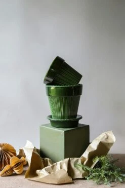 Bergs Potter Simona Pot Green, 14 Cm 10 Bergs Potter Simona Pot Green, 14 Cm -Gubi Furni Sales bergs potter simona pot green 6