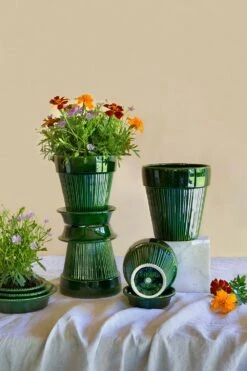 Bergs Potter Simona Pot Green, 14 Cm 12 Bergs Potter Simona Pot Green, 14 Cm -Gubi Furni Sales bergs potter simona pot green 8