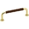 1353-96 Leather Handle, Brown/Polished Brass 2 1353-96 Leather Handle, Brown/Polished Brass -Gubi Furni Sales beslag design 1353 128 leather handle 18