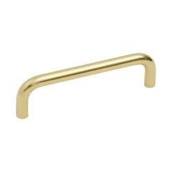 Bolmen Handle 10,4 Cm, Untreated Polished Brass