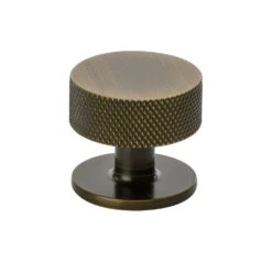 Crest Knob 32, Antique Bronze