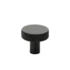 Flat Knob 26, Matt Black -Gubi Furni Sales beslag design flat knob 26 1