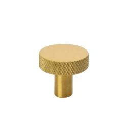 Flat Knob 26, Brass