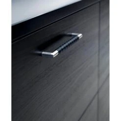 Norma Handle Stainless/Brown Leather, CC 128 -Gubi Furni Sales beslag design norma handle stainless brown leather 1