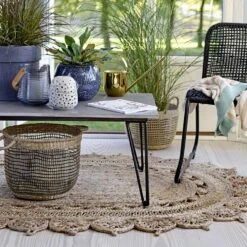 Bloomingville Basket H24cm Ø34cm, Nature -Gubi Furni Sales bloomingville basket h24cm 34cm nature 2