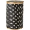 Bloomingville Jud Basket With Lid Seagrass 30x49 Cm, Black / Nature