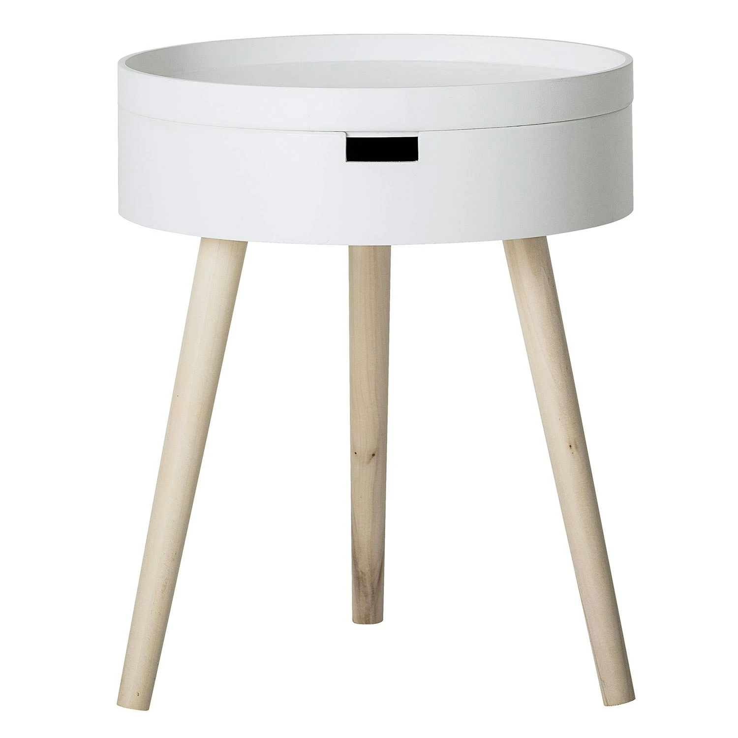 Bloomingville Sideboard H47cm Ø38cm, White 3 Bloomingville Sideboard H47cm Ø38cm, White