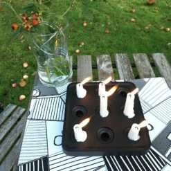 Stumpastaken Candle Holder Small, Aluminium -Gubi Furni Sales born in sweden stumpastaken candle holder small 2