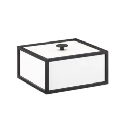 By Lassen Frame 14 Box With Lid, White