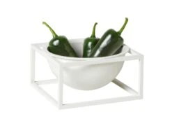 By Lassen Kubus Bowl Centerpiece Small, White 5 By Lassen Kubus Bowl Centerpiece Small, White -Gubi Furni Sales by lassen kubus bowl centerpiece small 4