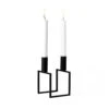 By Lassen Line Candle Holder, Black -Gubi Furni Sales by lassen line candle holder 0