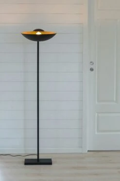 By Rydens Captain Uplight Standard Lamp 171 Cm, Sand Black -Gubi Furni Sales by rydens captain uplight standard lamp 171 cm sand black 2