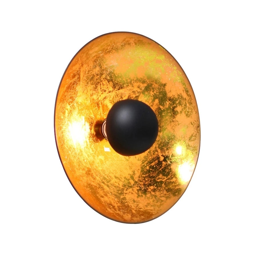 By Rydens Captain Wall Lamp, Black/Gold 3 By Rydens Captain Wall Lamp, Black/Gold