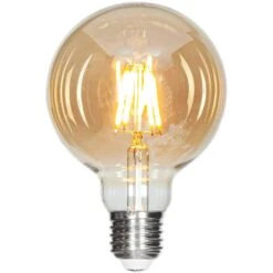 By Rydens E27 LED Dimmable Globe 4W 2000K 260lm 95 Mm, Amber