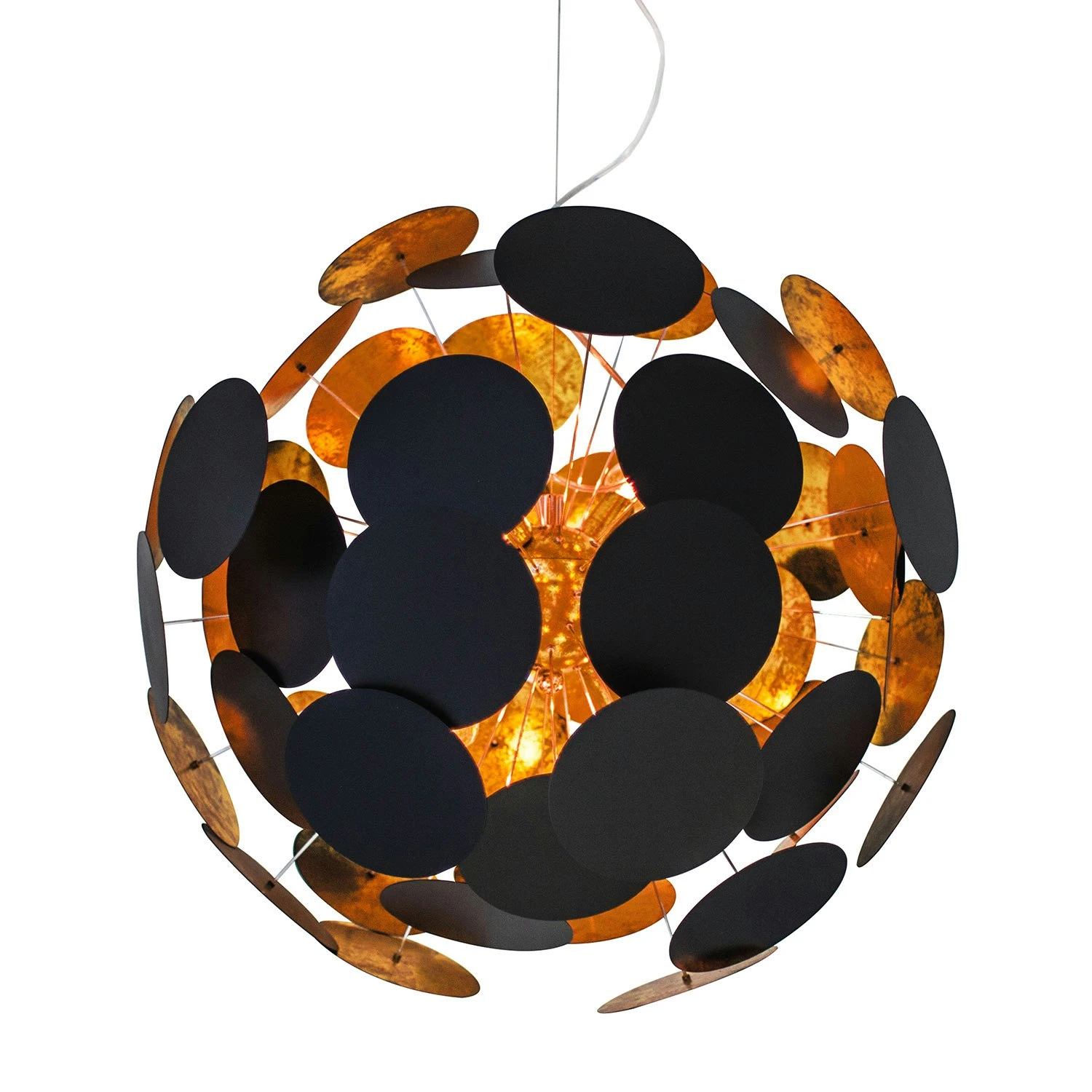 By Rydens Planet Pendant Ø66 Cm, Black/Gold 3 By Rydens Planet Pendant Ø66 Cm, Black/Gold