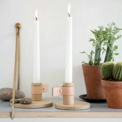 Bright Light Candle Stand L, Nature 6 Bright Light Candle Stand L, Nature -Gubi Furni Sales by wirth bright light candle stand l nature 1