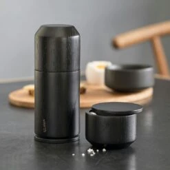 Salt Me Salt Cellar, Black 7 Salt Me Salt Cellar, Black -Gubi Furni Sales by wirth salt me salt cellar black 2