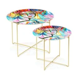 Slice Of Life Tray Table Ø49cm 5 Slice Of Life Tray Table Ø49cm -Gubi Furni Sales carolina gynning slice of life tray table 1