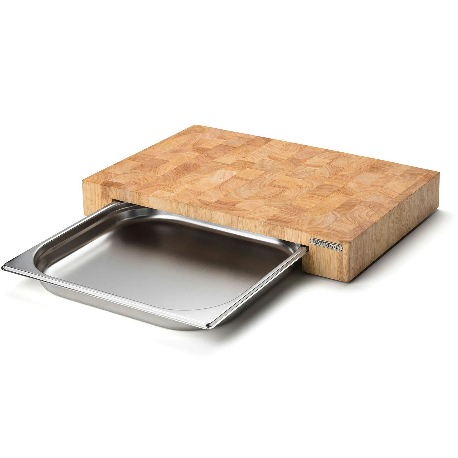 Continenta Cutting Board With One Tinplate, 48x32x6 Cm 4 Continenta Cutting Board With One Tinplate, 48x32x6 Cm - Image 2
