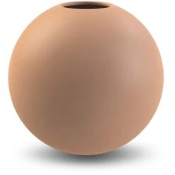 Ball Vase 8 Cm, Café Au Lait