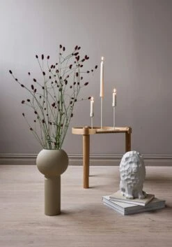 Candlestick 13 Cm, Sand 9 Candlestick 13 Cm, Sand -Gubi Furni Sales cooee design candlestick 13 cm 12