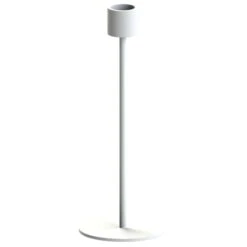Candlestick 21 Cm, White