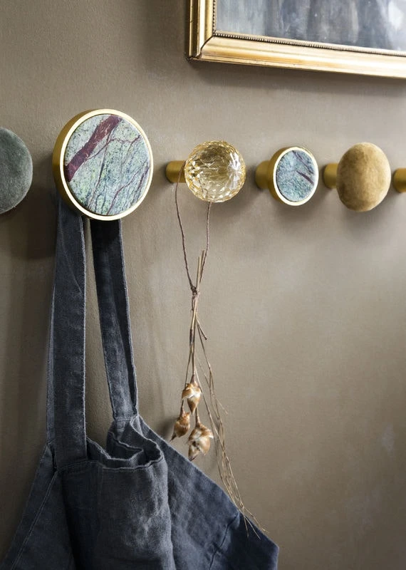 Cozy Living Helene Velvet Hook S, Mustard 4 Cozy Living Helene Velvet Hook S, Mustard - Image 2