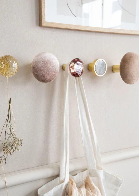 Cozy Living Marble Hook S, Gold / Forest 5 Cozy Living Marble Hook S, Gold / Forest - Image 3