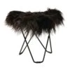 Flying Goose Iceland Stool, Wild Black/Black 2 Flying Goose Iceland Stool, Wild Black/Black -Gubi Furni Sales cuero flying goose iceland stool wild black 4