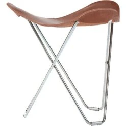 Flying Goose Pampa Stool, Montana/Chrome