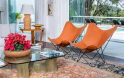 Pampa Mariposa BF Chair, Polo/Black -Gubi Furni Sales cuero pampa mariposa butterfly chair black 24