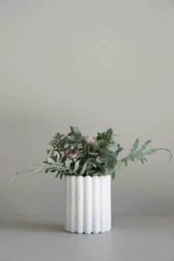 DBKD Mist Flower Pot Medium, White Dot 12 DBKD Mist Flower Pot Medium, White Dot -Gubi Furni Sales dbkd mist pot medium 3