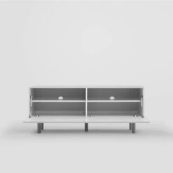 Abstract Media Furniture 135, Light Grey -Gubi Furni Sales decotique abstract media furniture 135 white 2